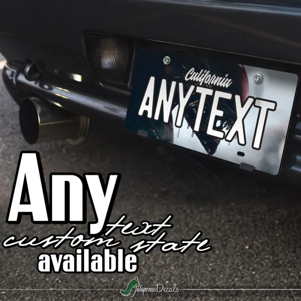 XX121 Nostromo Ripley Endoparasitoid Extraterrestrial Specie Monster Parasite Mother CUSTOM ANY TEXT STATE Printed Aluminum Composite Car Vanity License Plate>