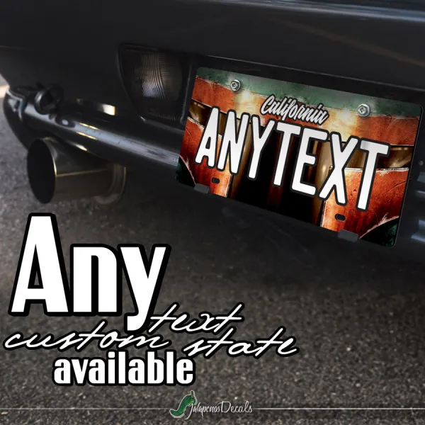 Boba Helmet Bantha Slave 1 Skull CUSTOM ANY TEXT STATE Printed Aluminum Composite Car Vanity License Plate>