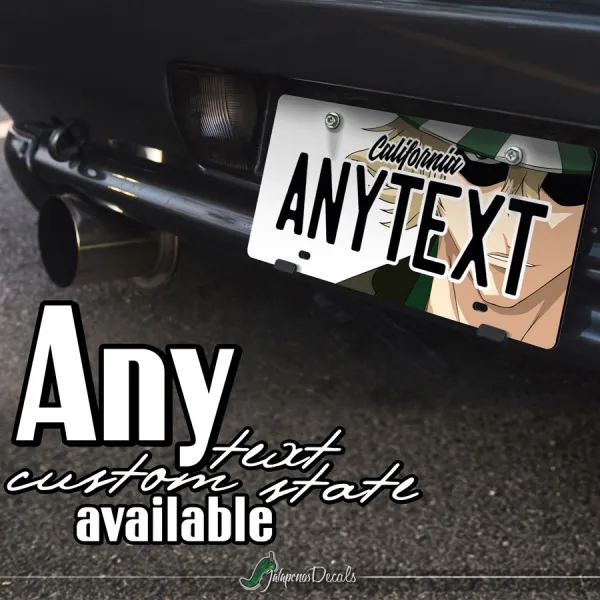 Kisuke Urahara Shinigami Benihime Senpai Soul Society Gotei 13 CUSTOM ANY TEXT STATE Printed Aluminum Composite Car Vanity License Plate>