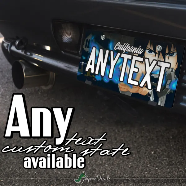 Rin Okumura v5 Satan Knight Meister Blade Sword Anime Manga CUSTOM ANY TEXT STATE Printed Aluminum Composite Car Vanity License Plate>
