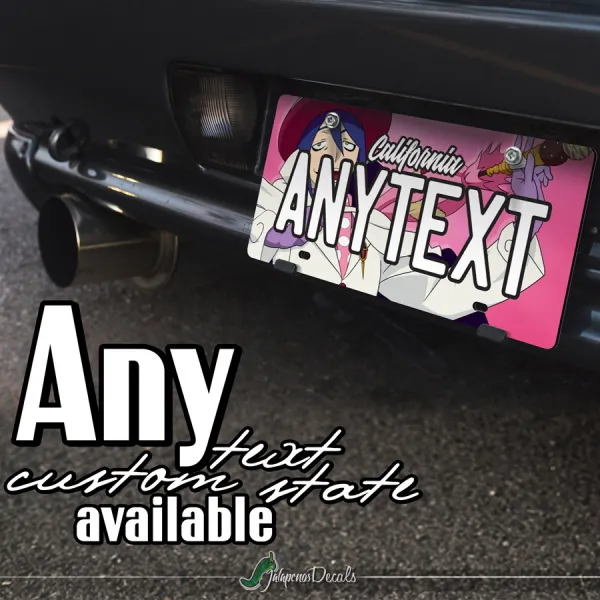 Mephisto Pheles v6 Demon Shiemi Moriyama Anime Manga CUSTOM ANY TEXT STATE Printed Aluminum Composite Car Vanity License Plate>