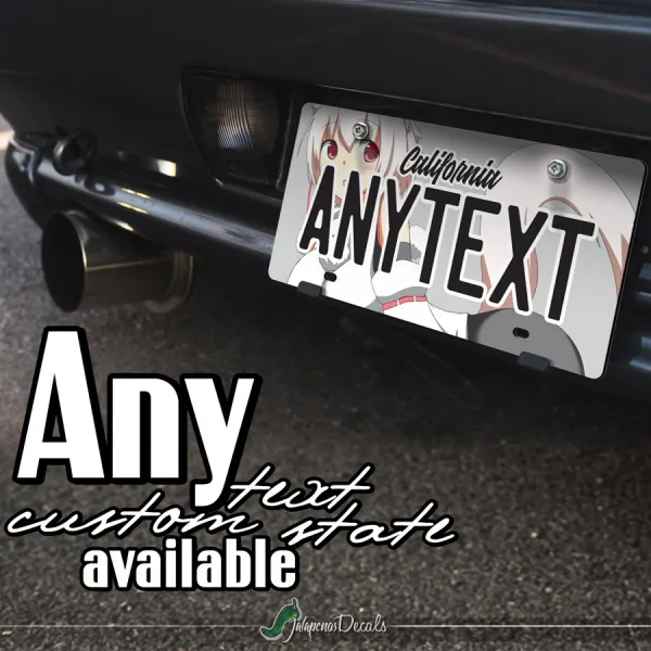 Momiji Inubashiri Touhou Cute Anime Manga Sexy Boobs Sexy Hot Girl Japan CUSTOM ANY TEXT STATE Printed Aluminum Composite Car Vanity License Plate>