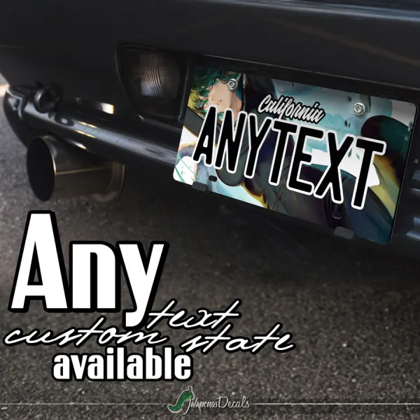 Fubuki Blizzard of Hell B-Class Hero Psychic Sisters Sexy Waifu CUSTOM ANY TEXT STATE Printed Aluminum Composite Car Vanity License Plate>