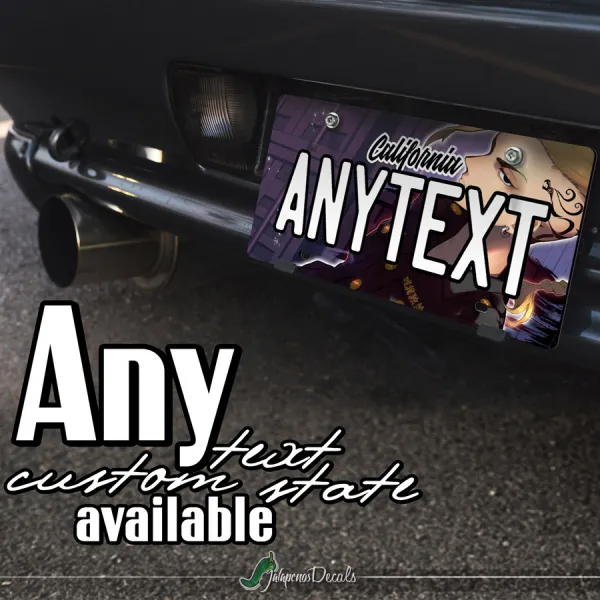 Ken Ryuguji Draken Toman Tokyo Manji Gang Kanto Brahman CUSTOM ANY TEXT STATE Printed Aluminum Composite Car Vanity License Plate>