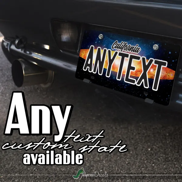 Doctor v2 TARDIS Police Box Master Dalek CUSTOM ANY TEXT STATE Printed Aluminum Composite Car Vanity License Plate>