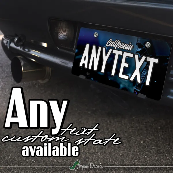 Darth Death Star Galactic Empire Sith Order CUSTOM ANY TEXT STATE Printed Aluminum Composite Car Vanity License Plate>