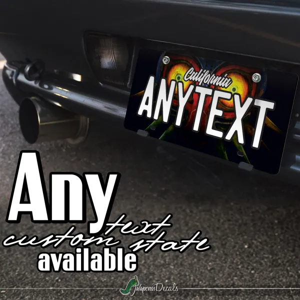 Legend v1 Link Majora's Mask Hyrule Princess Ganon Sword CUSTOM ANY TEXT STATE Printed Aluminum Composite Car Vanity License Plate>