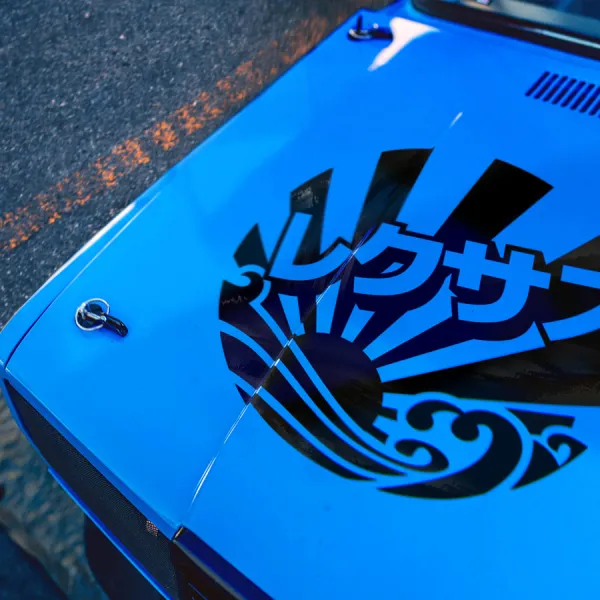 Great Wave レクサス Hood JDM IS 200 250 300 350 RC F ES LS LX Japan Stance Tuning Build Rising Sun Katakana Hood Racing Car Vinyl Sticker Decal>