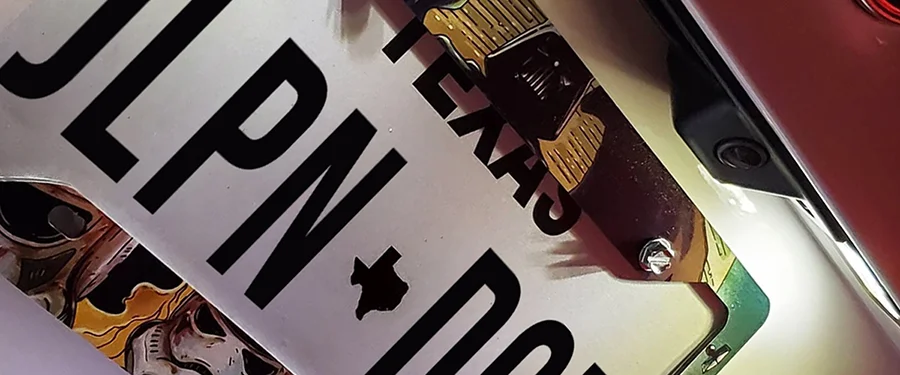 Custom License Plate Frames and the Law: Addressing Restrictions on Personalized Text and Designs.